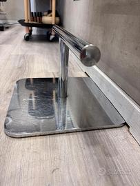 Poggiapiede in acciaio