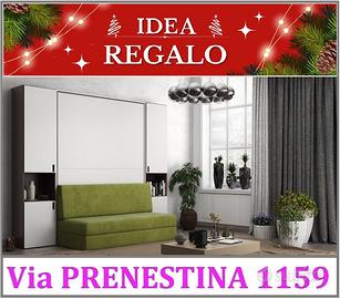 Letto a Scomparsa BINGO 2p con DIVANO CONTENITORE