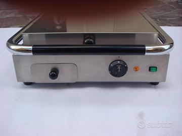 PIASTRA GRILL ELETTRICA IN VETROCERAMICA - 1400W