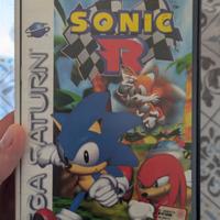 Sonic R Saturn no manuale retrogame