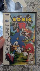 Sonic R Saturn no manuale retrogame