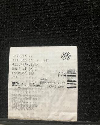 Tappetini golf 5 gt sport