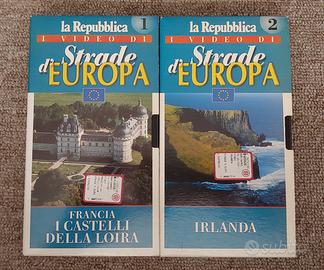 Videocassette VHS "Strade d'Europa" LaRepubblica