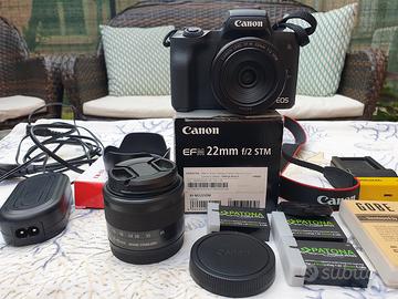 Canon M50 + EF-M 22 f2 STM + EF-M 15-45 f3.5-6.3