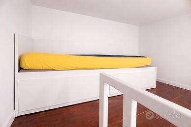 Letto FLEKKE singolo o matrimoniale con 2 cassetti