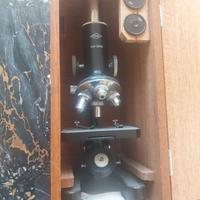 Microscopio Paim 50x - 1200x vintage full set 