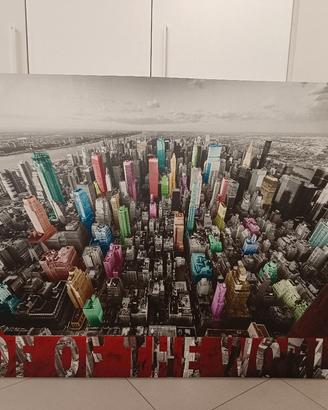 Quadro su tela canvans "New York" 100 x 140