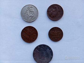 RARE 5 monete Vittorio Emanuele III (lista)