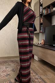 Tuta jumpsuit effetto lurex