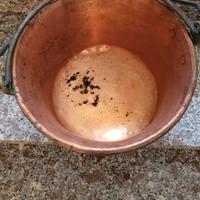 Pentola in rame per polenta