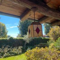 Lampadari vintage in vetro colorato (anni ‘70)