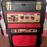 Carrello Portattrezzi con ruote e varie sezioni