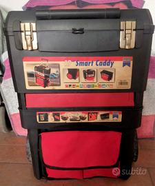 Carrello Portattrezzi con ruote e varie sezioni