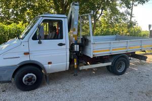Iveco daily 59-12 ribaltabile con gru