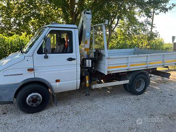 Iveco daily 59-12 ribaltabile con gru