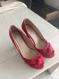 Scarpe decolleté aperte in punta
