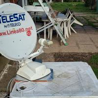 Parabola satellitare automatica per camper 