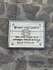 Quadro frase motivazionale