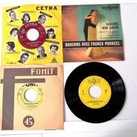 Tre 45 giri vintage musica "leggera" anni '50