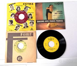 Tre 45 giri vintage musica "leggera" anni '50