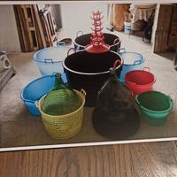 set di mastelloni e damigiane