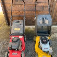 Coppia tosaerba da sistemare