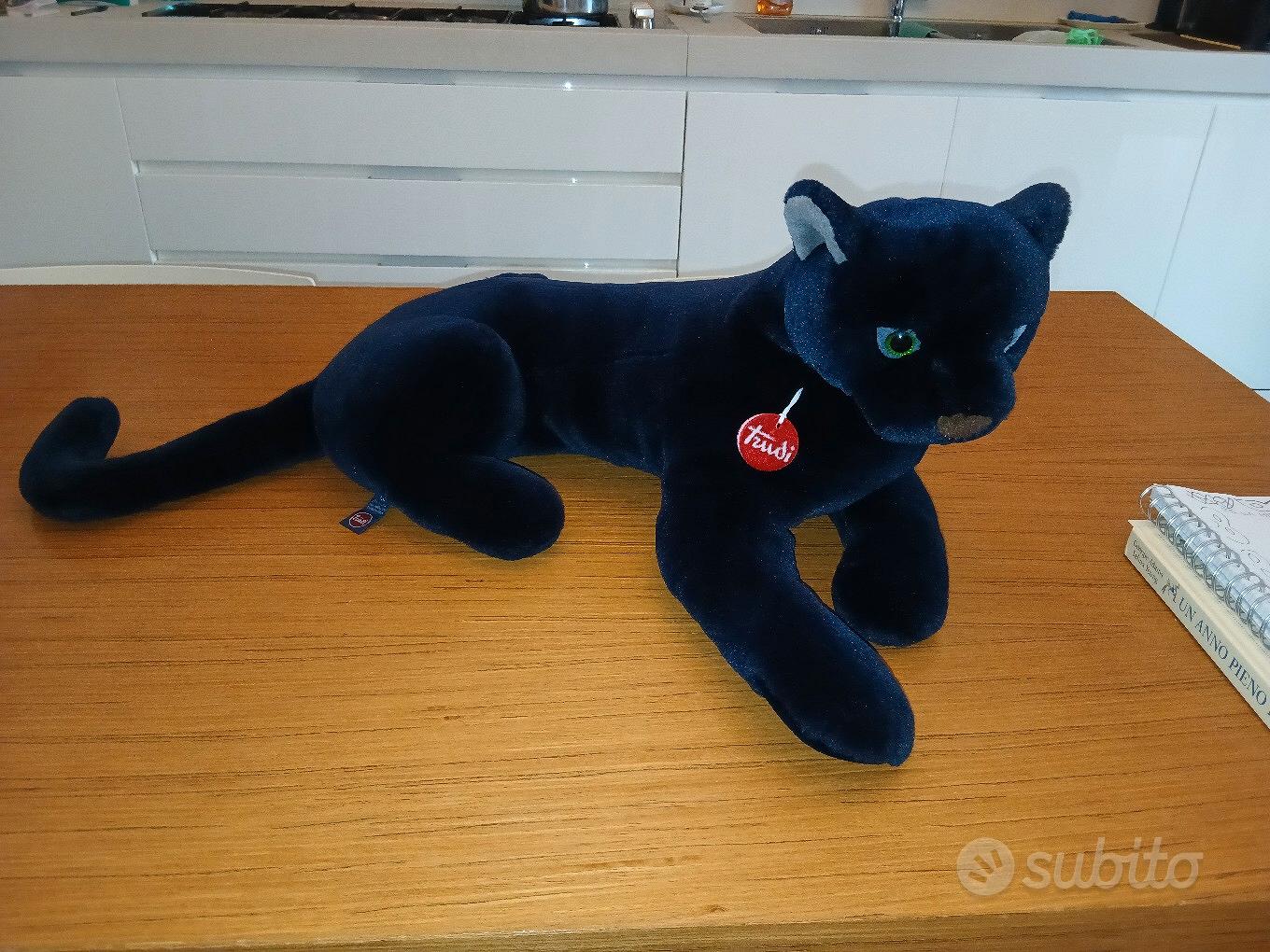 Peluche Trudi Pantera Nera TRUDI ,PELUCHE-PUPAZZO PANTERA OCCHI