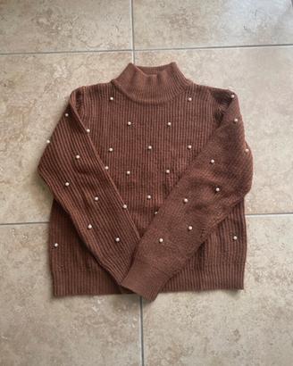 Maglione con perle