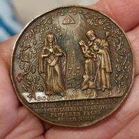 Medaglia del 1850 Napoli Sacra Famiglia Calicchio