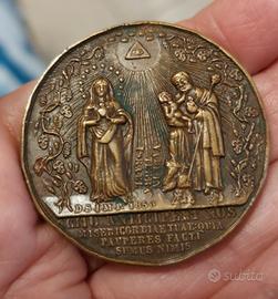 Medaglia del 1850 Napoli Sacra Famiglia Calicchio