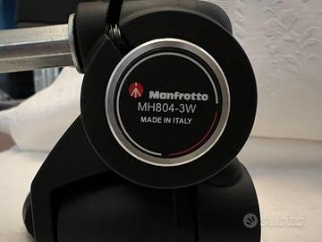 Testa Manfrotto + Piastra + Zaino