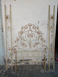 letto in ferro battuto 