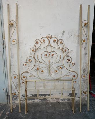 letto in ferro battuto 