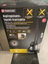 Aspirapolvere e liquidi 20v parkside 