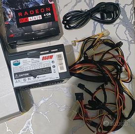 Alimentatore CoolMaster 650 watt con cavo 6 pin