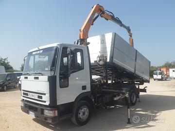 Iveco Daily 80e18 ribaltabile con gru