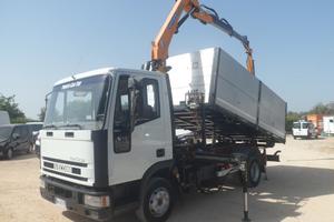 Iveco Daily 80e18 ribaltabile con gru