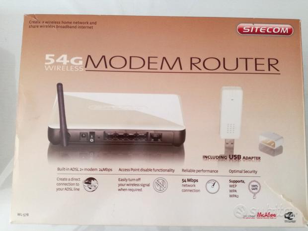 Modem Router SITECOM
 in vendita a Roma