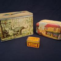 Scatole di latta d'epoca