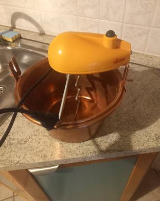 paiolo di rame per polenta automatico
