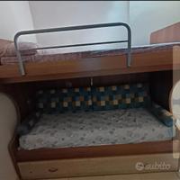 Letto a Soppalco con scaletta Baul