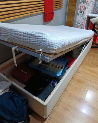letto con contenitore 1 piazza ikea