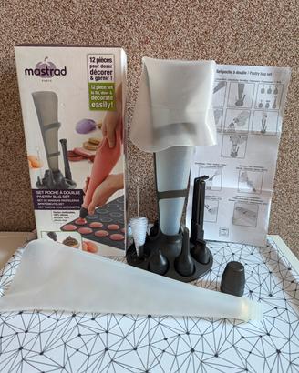 set tasche pasticcere mastrad paris 12 pezzi 
