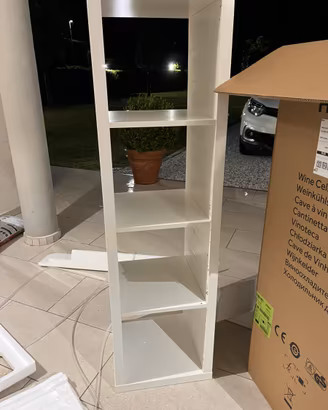 Kallax scaffali e divisori bottiglie