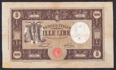 Banconota lire 1000 del 1930