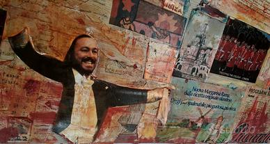 dipinto PAVAROTTI 