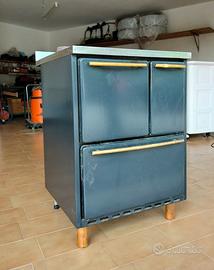 Cucina economica a legna  60x60