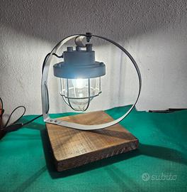 LAMPADA DA TAVOLO VINTAGE RECUPERO DESIGN STILE