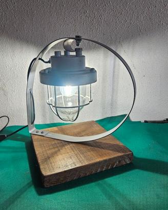 LAMPADA DA TAVOLO VINTAGE RECUPERO DESIGN STILE
