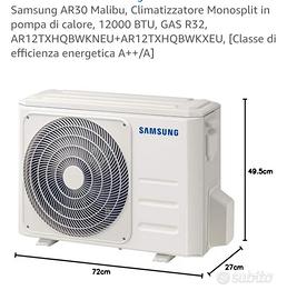 condizionatore nuovo Samsung ancora in garanzia 